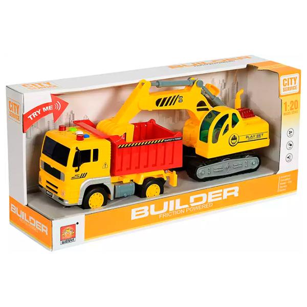 Комплект машин Wenyi Builder WY570C  / / Red Желтый photo 4