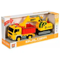 Set de mașini Wenyi Builder WY570C / / Red Yellow photo 4