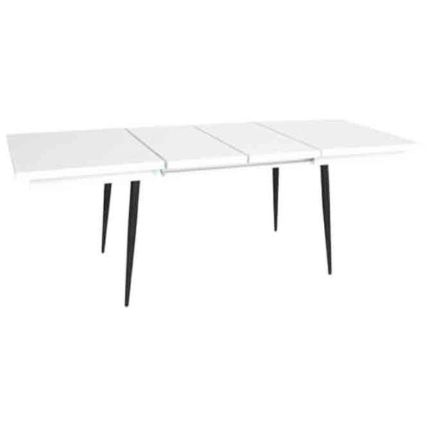Masă de bucătărie extensibilă Evelin DT 433-3B PAL/ White photo 2