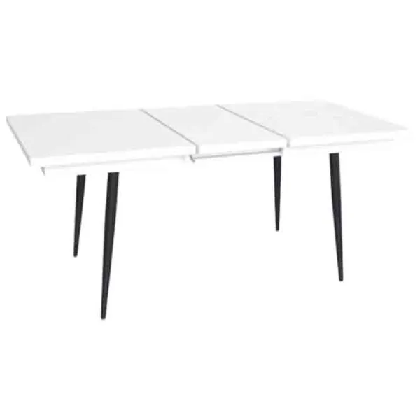 Masă de bucătărie extensibilă Evelin DT 433-3B PAL/ White photo 3
