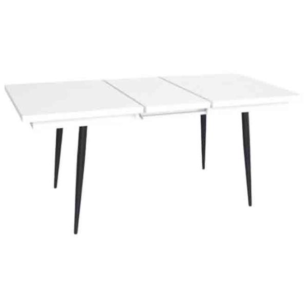 Masă de bucătărie extensibilă Evelin DT 433-3B PAL/ White photo 3