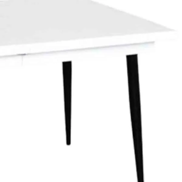 Masă de bucătărie extensibilă Evelin DT 433-3B PAL/ White photo 4