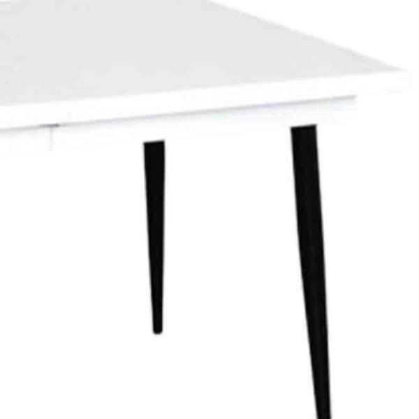 Masă de bucătărie extensibilă Evelin DT 433-3B PAL/ White photo 4