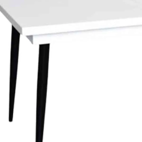 Masă de bucătărie extensibilă Evelin DT 433-3B PAL/ White photo 5