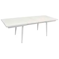 Masă de bucătărie extensibilă Evelin DT 433-3WH PAL/ White
