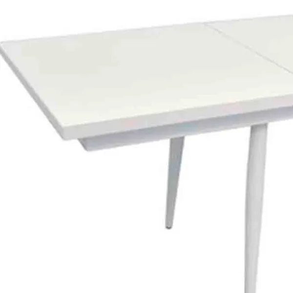 Masă de bucătărie extensibilă Evelin DT 433-3WH PAL/ White photo 2
