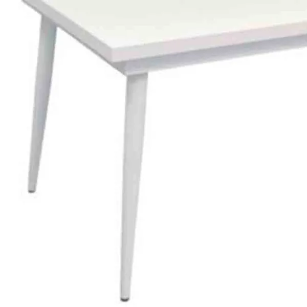 Masă de bucătărie extensibilă Evelin DT 433-3WH PAL/ White photo 4