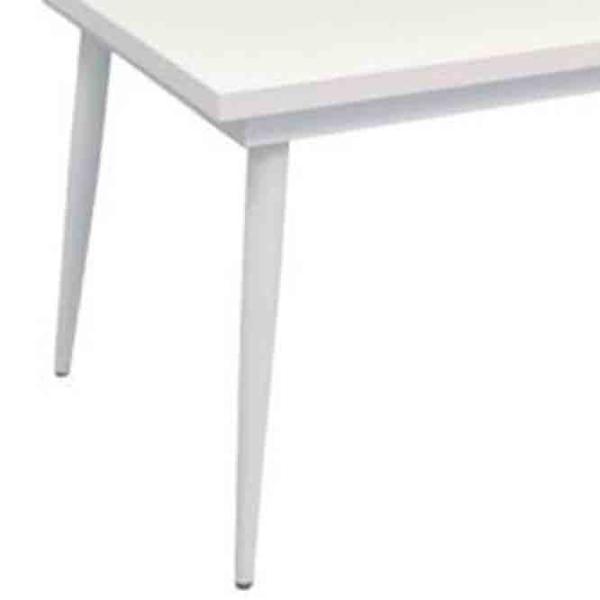 Masă de bucătărie extensibilă Evelin DT 433-3WH PAL/ White photo 4