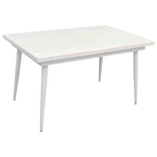 Masă de bucătărie extensibilă Evelin DT 433-3WH PAL/ White photo 5