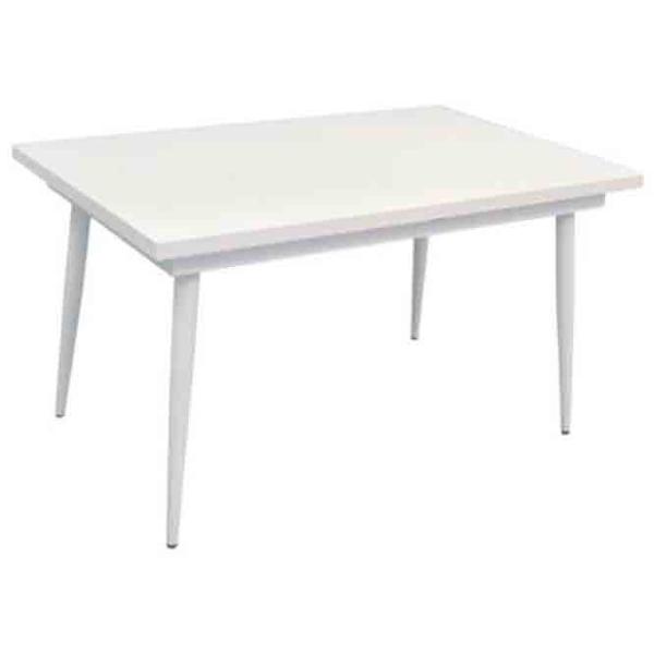 Masă de bucătărie extensibilă Evelin DT 433-3WH PAL/ White photo 5