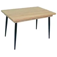 Masă de bucătărie extensibilă Evelin DT 433-4B PAL/ Stejar Sonoma