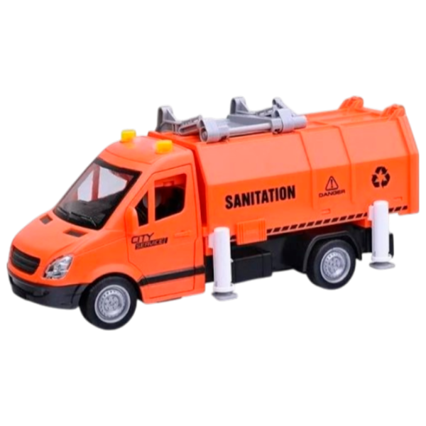 Mașină Wenyi City Service WY592B  / / White Red photo 1