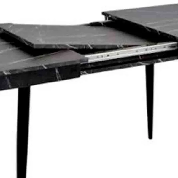 Masă de bucătărie extensibilă Evelin DT 432-3R B PAL/ Black photo 5