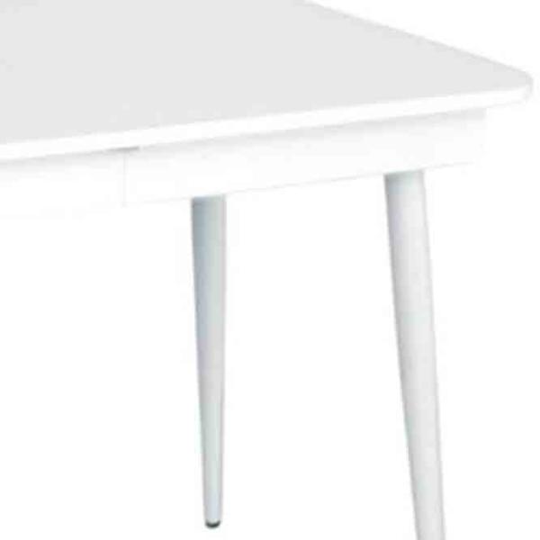 Masă de bucătărie extensibilă Evelin DT 432-1R WH PAL/ White photo 4