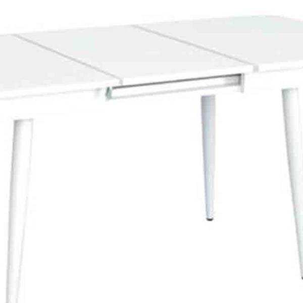 Masă de bucătărie extensibilă Evelin DT 432-1R WH PAL/ White photo 5