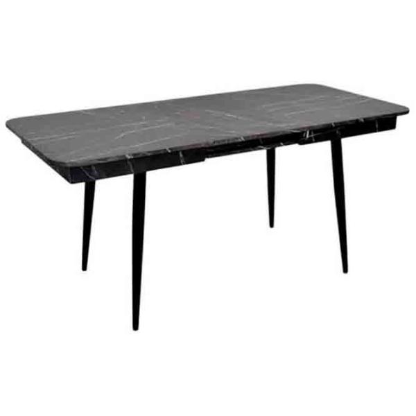 Masă de bucătărie extensibilă Evelin DT 431-3R B PAL/ Black photo 2