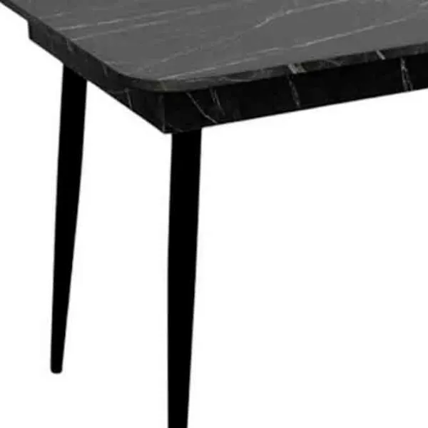 Masă de bucătărie extensibilă Evelin DT 431-3R B PAL/ Black photo 3