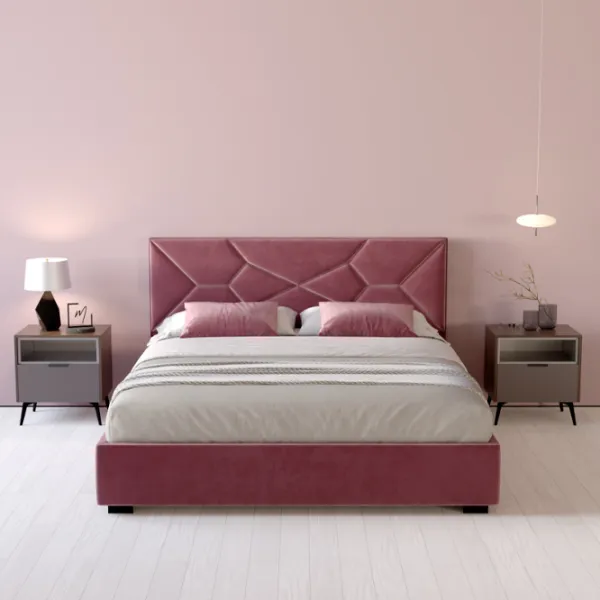 Кровать My-Style my-Nina 200 x 200 см / Фанера / Фиолетовый photo 6