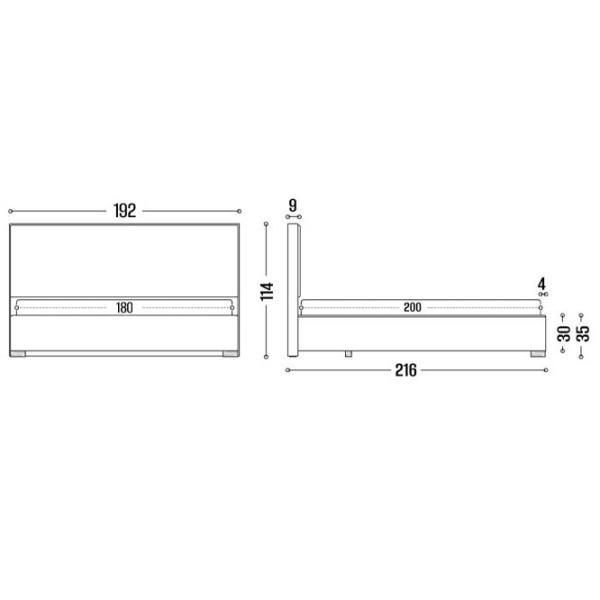 Кровать My-Style my-Luna 180 x 200 см / Фанера / Фуксия photo 8