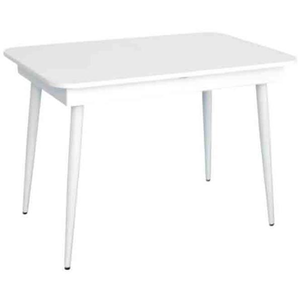 Masă de bucătărie extensibilă Evelin DT 431-1R WH PAL/ White photo 1