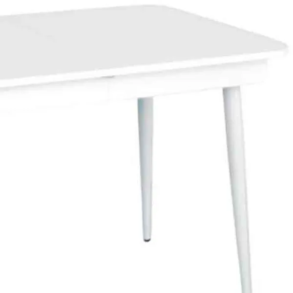 Masă de bucătărie extensibilă Evelin DT 431-1R WH PAL/ White photo 2