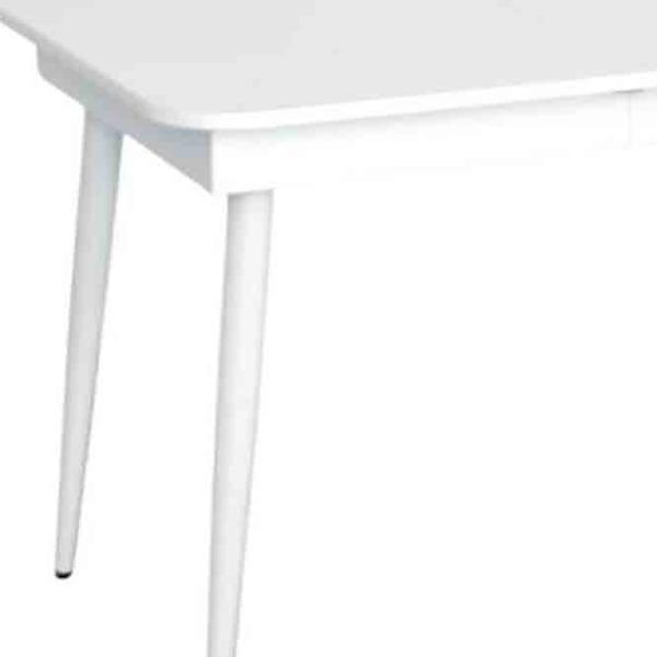 Masă de bucătărie extensibilă Evelin DT 431-1R WH PAL/ White photo 3