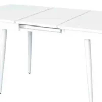 Кухонный стол раскладной Evelin DT 431-1R WH ДСП/ Белый photo 4