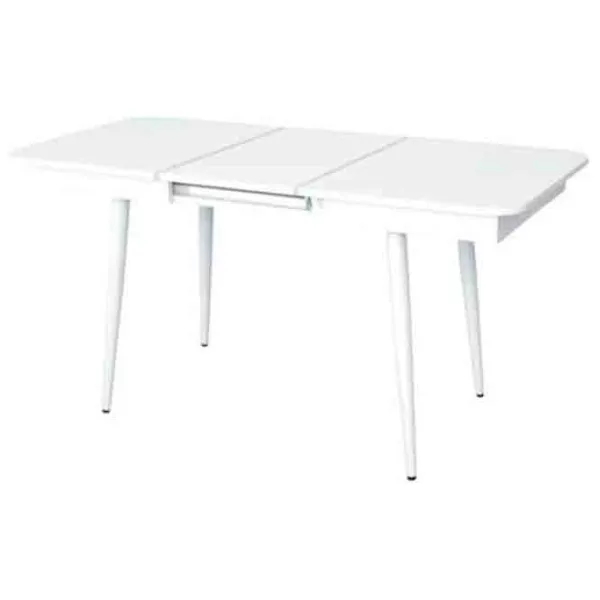 Masă de bucătărie extensibilă Evelin DT 431-1R WH PAL/ White photo 5