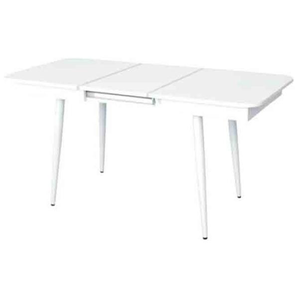 Masă de bucătărie extensibilă Evelin DT 431-1R WH PAL/ White photo 5