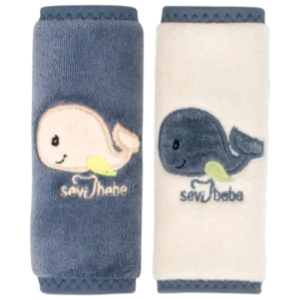 Husă centură de siguranță Sevi baby Bebe Whale Poliester photo 1