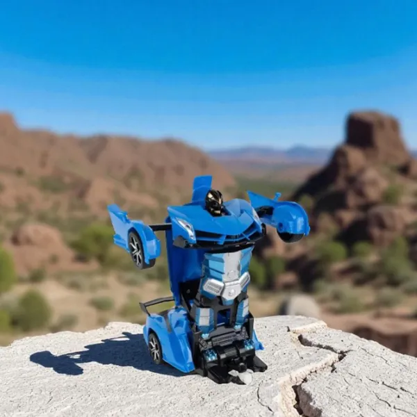 Mașină-transformer ChiToys 24942   / 2.4 GHz / Black Blue photo 2