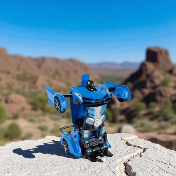 Mașină-transformer ChiToys 24942   / 2.4 GHz / Black Blue photo 2