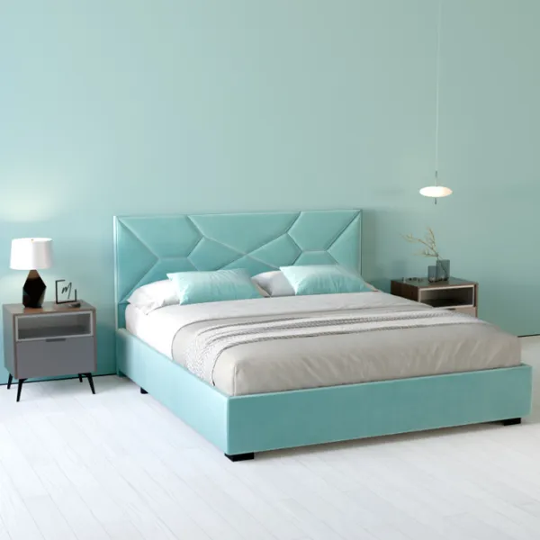 Кровать My-Style my-Nina 140 x 200 см / Фанера / Голубой photo 5