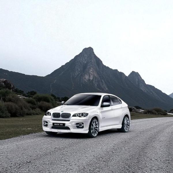 Машинка ChiToys BMW X6 16483  / 2.4 ГГц / Черный Белый photo 2
