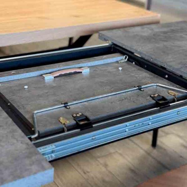 Masă de bucătărie extensibilă Hydro-S Havana PAL/ Gray photo 7