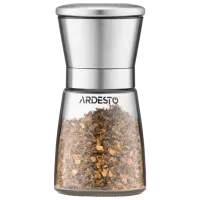 Râșnița de sare și piper Ardesto AR2101SS Cuțit rotativ / 180 g / Silver