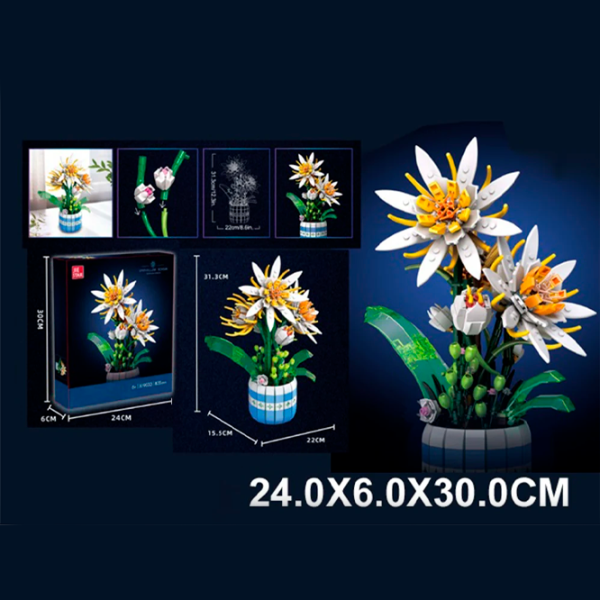 Конструктор Richi Tichi Цветы Классический/ Белый photo 2