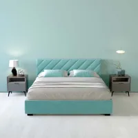 Кровать My-Style my-Luna 160 x 200 см / Фанера / Голубой photo 6