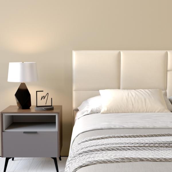 Кровать My-Style my-Tori 200 x 200 см / Фанера / Бежевый photo 7