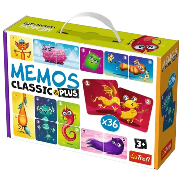 Joc de masă Trefl Cute Monsters 3+/ Memorie photo 1