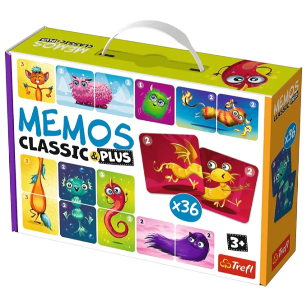 Joc de masă Trefl Cute Monsters 3+/ Memorie photo 1