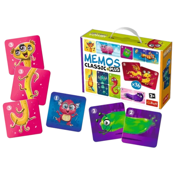 Joc de masă Trefl Cute Monsters 3+/ Memorie photo 2