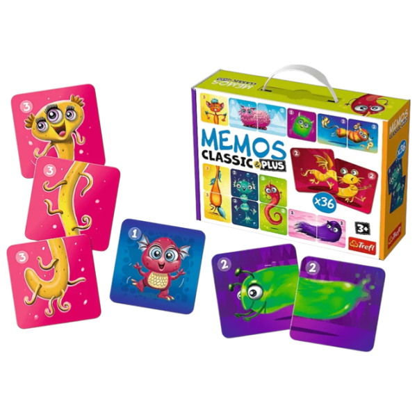 Joc de masă Trefl Cute Monsters 3+/ Memorie photo 2