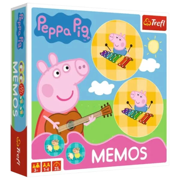 Joc de masă Trefl Memos Peppa 3+/ Dezvoltare photo 1