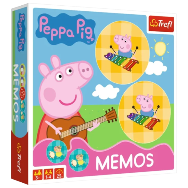 Joc de masă Trefl Memos Peppa 3+/ Dezvoltare photo 1