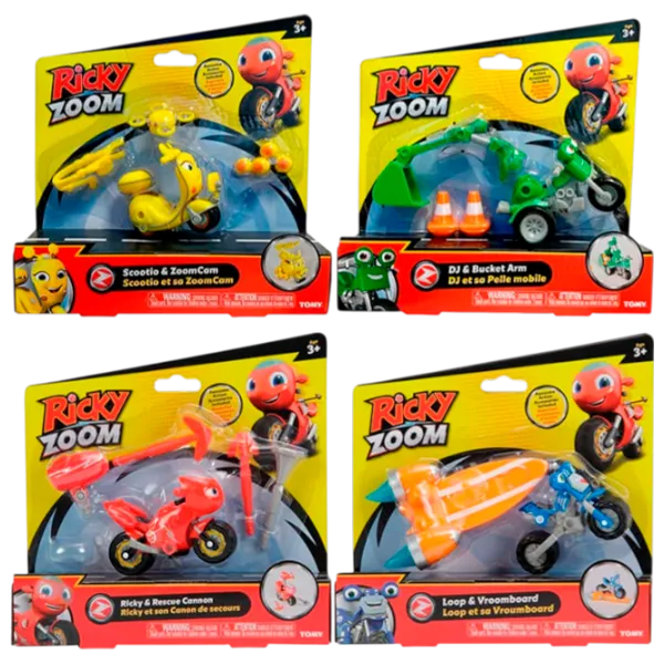 Комплект машин Tomy Ricky Zoom T20050  / / Черный Разноцветный photo 1