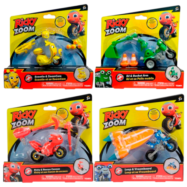 Комплект машин Tomy Ricky Zoom T20050  / / Черный Разноцветный photo 1