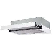 Вытяжка Bauer TH 0360K Телескопическая/ Белый/ Нержавеющая сталь