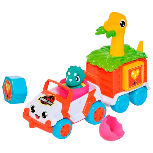 Mașină Tomy Jurassic World Dino Rescue Ranger E73253  / / Pink Multicolor photo 1