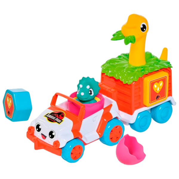 Mașină Tomy Jurassic World Dino Rescue Ranger E73253  / / Pink Multicolor photo 1